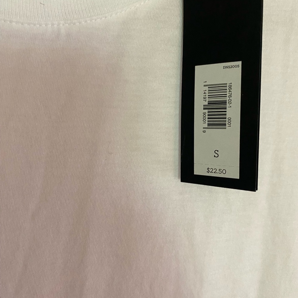 Mens Banana Republic Pima performance white tee in small- new with tags